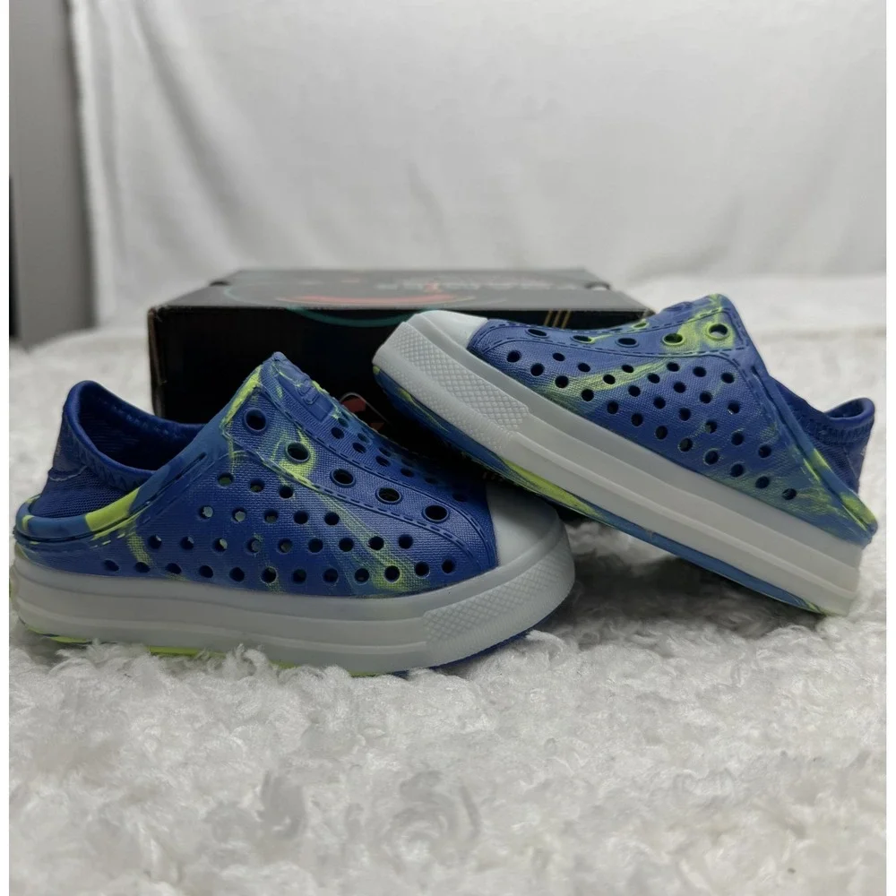 Skechers Foamies Toddler 6 Solar Beamz S Lights-Guzman New Water Shoes Summer